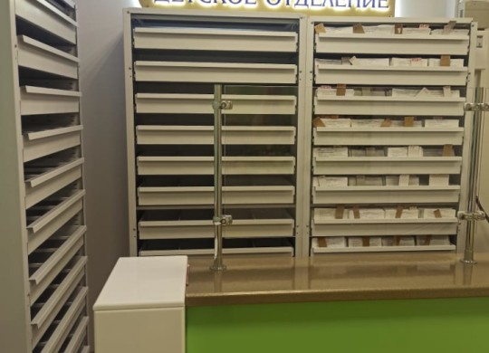 Стеллажи серии СА по индивидуальным размерам