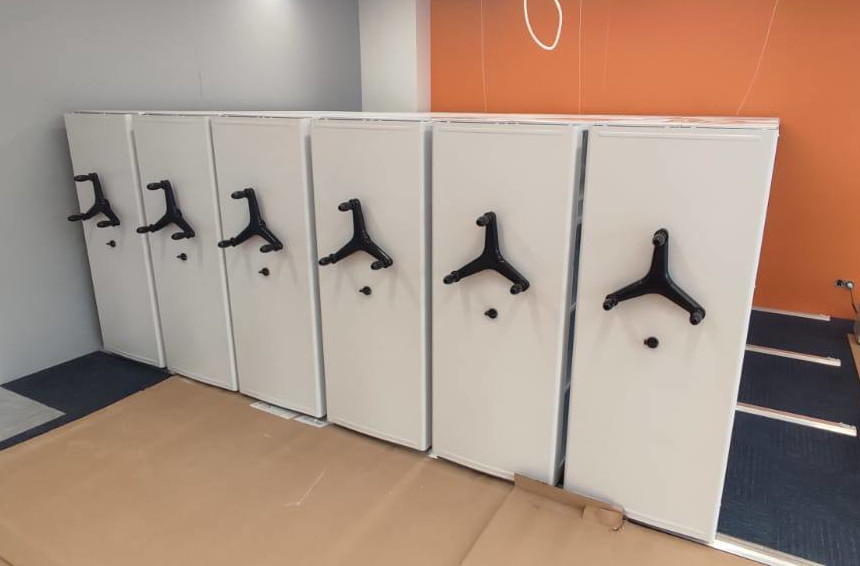 Передвижные стеллажи для офиса